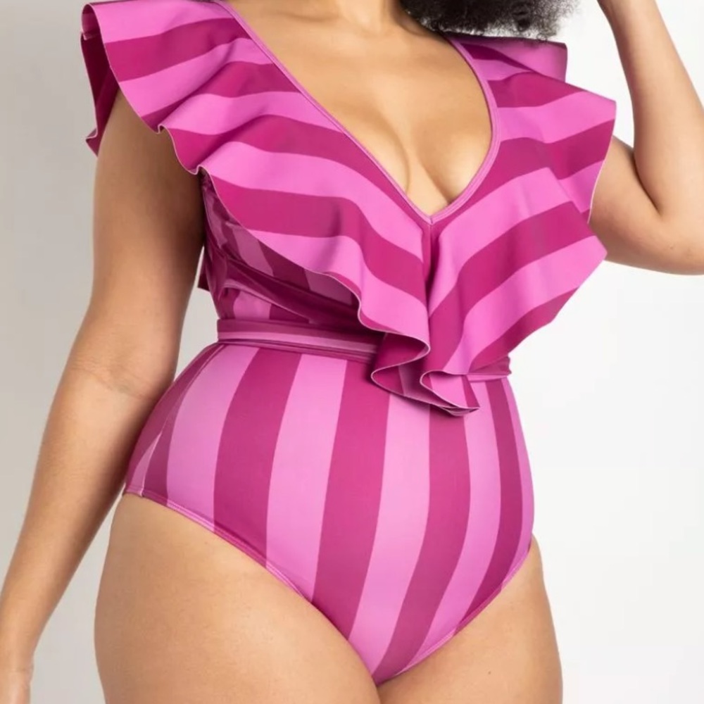Eloquii Swimsuit with Belt